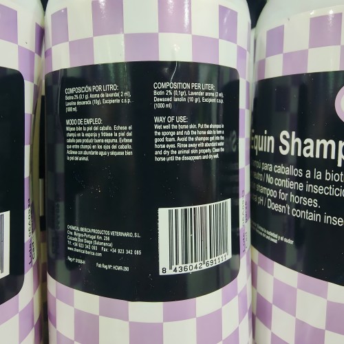 Equine Shampoo with Biotin 1L