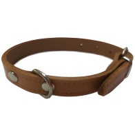 Collar Cuero Liso Negro 45x1.8cm Vmd - Elegante y Duradero