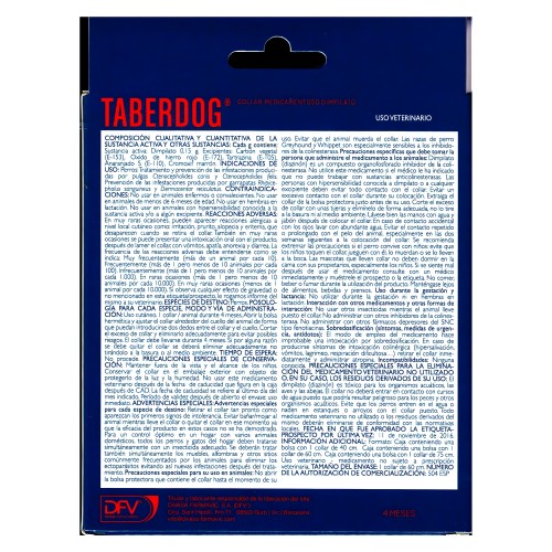 Taberdog Dimpilato Collar 60cm