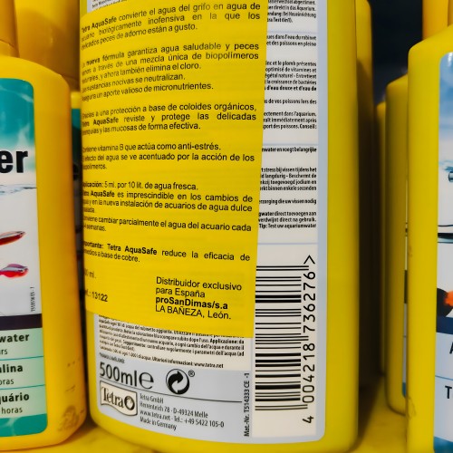 Tetraaquasafe Tropicales 100 Ml - Acondicionador de Agua