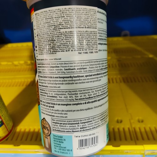 Tetracichild Sticks 250 Ml - Alimento Premium para Cíclidos