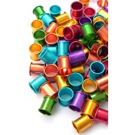 Aluminum Ring for Pigeons 8mm - 10 Units