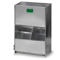 Rabbit Feeder 2 Holes Straight Without Lid