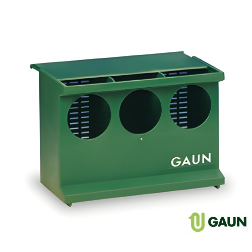 Comedero Gaun para Palomos 3 Huecos - Duradero y Conveniente