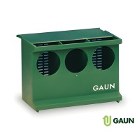 Comedero Gaun para Palomos 3 Huecos - Duradero y Conveniente