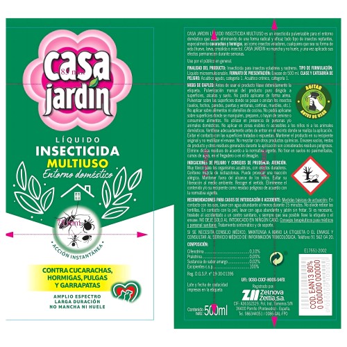 Casa Jardin Insecticide 500ml - Pest Control