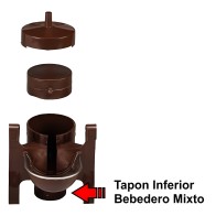 Tapon Bebedero Mixto - Gaun