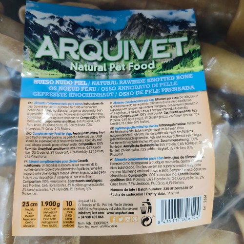 Rawhide Bone 25cm - Arquivet