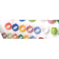 Plastic Ring for Pigeons - 8mm, 100 Units
