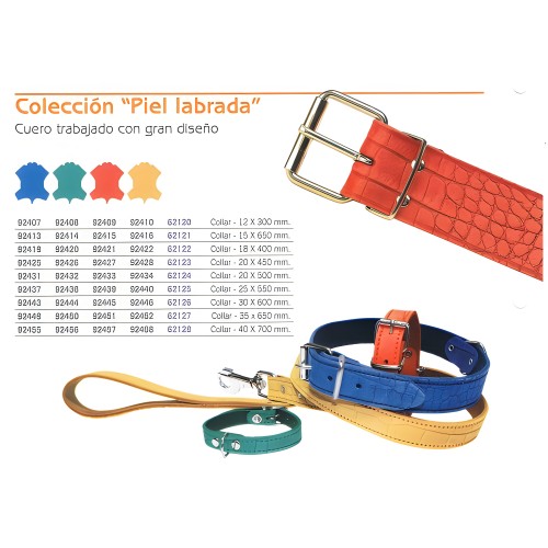 Collar de Piel San Dimas - 25x550mm