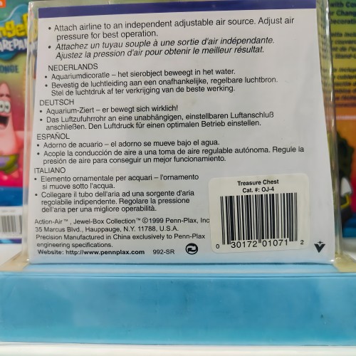 Cofre del Tesoro sobre Roca Reef de Penn Plax