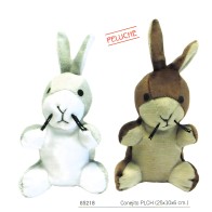 Juguete Conejito de Peluche 25x10x6cm de San Dimas