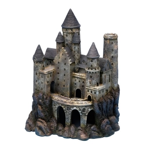 Castillo Mago Grande para Acuarios - 23cm