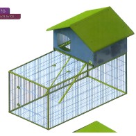 Parque Cerrado Voltrega 597 - Recinto Exterior para Animales Pequeños