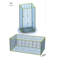 Closed Park for Rodents - 130x65.5x54cm