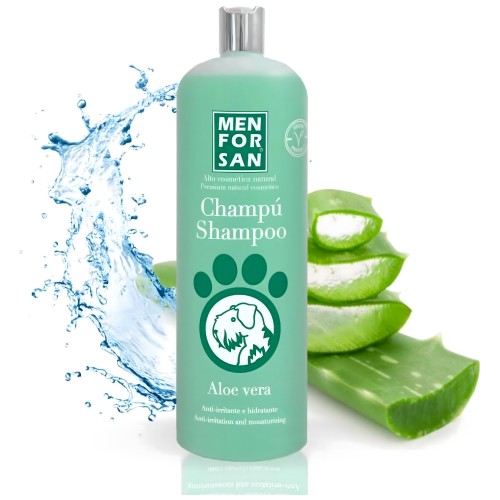 Menforsan Champu Con Aloe Vera - Revitaliza el Pelaje de Tu Perro