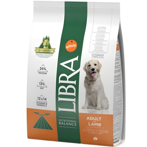 Libra Dog Adult Lamb 3 Kg. - Comida Completa Para Perros