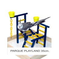 Sun Parrots Playland Park 35x35cm