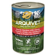 Alimento Húmedo Ternera y Pollo Arquivet 400g - Natural y Nutritivo