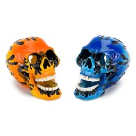 Decoración Calavera Mini Flame Skull