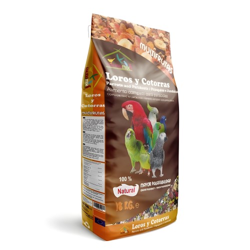 Alimento para Loros con Frutas 3 Kg