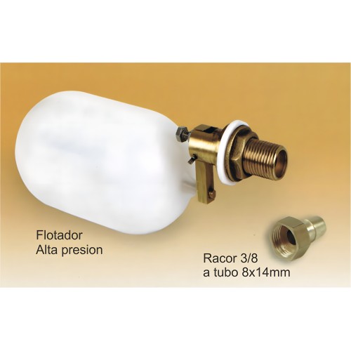 3/8 Float Valve to Tube Grey 8x14mm - Reliable Water Supply