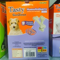 Hueso Antisarro Mini Xs.(2x12 Gr.) Caja 40 Bolsas - Dientes Saludables para Perros Pequeños