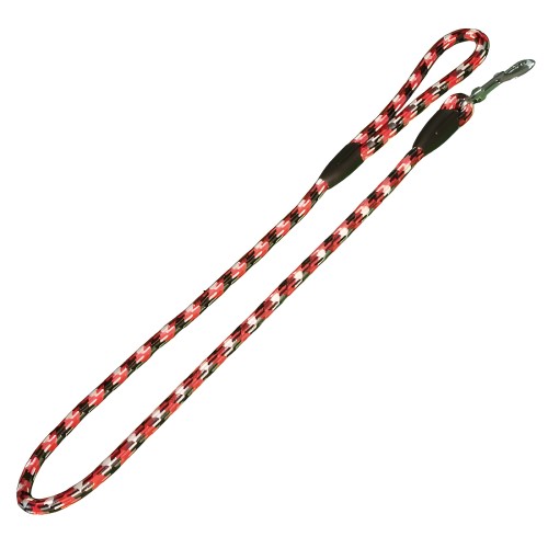 Black and Red Rope Leash 120x1.3cm