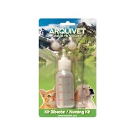 Dog/Cat Feeding Kit with Bottle and Brush