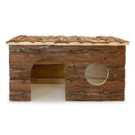 Casa Grande para Roedores 40x23x20cm - Hábitat Acogedor para Roedores