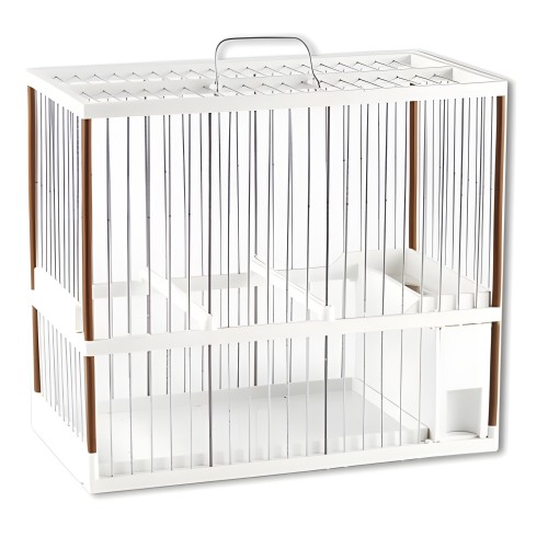 Large White Domen Bird Trap Cage