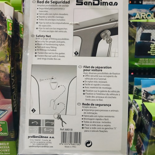 Safety Net for Car 84x64cm - Essential for Pet Travel