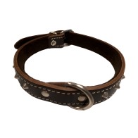 Collar Con Adorno 12x300mm. Marron