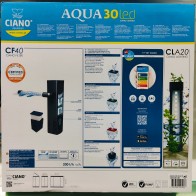 Acuario Aqua 30 Led. Negro.