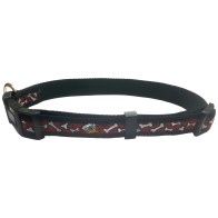 Collar de Nylon Rojo San Dimas 15x250-380mm - Accesorio para Perros