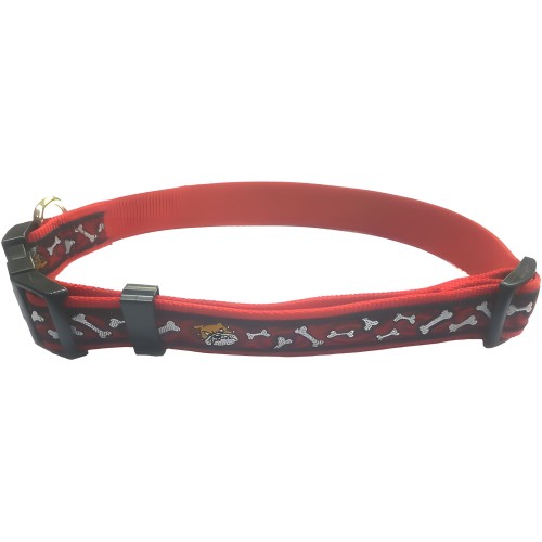 Red Nylon Collar - Durable and Stylish for Your Dog