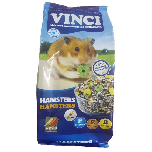 Alimento para Hamsters y Ardillas Vinci 1 Kg - Nutrición Equilibrada para Pequeñas Mascotas