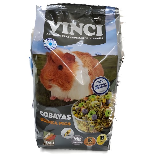 Alimento para Cobayas Vinci 1 Kg - Nutrición Equilibrada