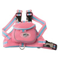 Small Backpack Harness S 18-23 27.5x32cm - Pink or Blue