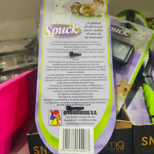 Spayk Rubber Brush for Rodents - Professional Quality Grooming