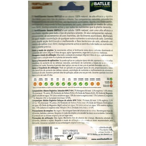Fertilizante Guano Batlle 5L