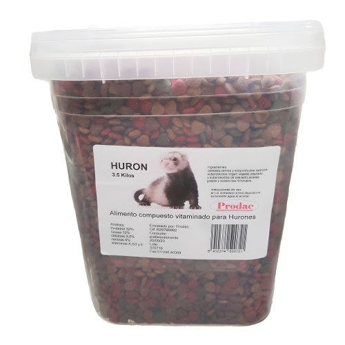Prodac Ferret Food 3.5 Kg - Nutritional Blend for Ferrets