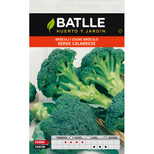 Semillas de Brócoli Verde Calabrese - Alta Producción y Nutritivas