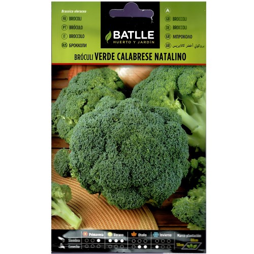 Broccoli Green Calabrese Seed Packet