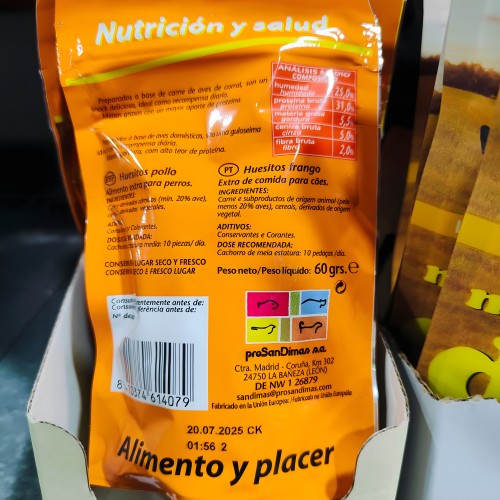 Huesitos San Dimas Pollo 60gr.