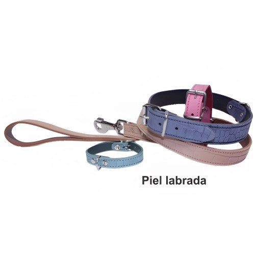 Red Braided Leather Leash - Stylish and Durable