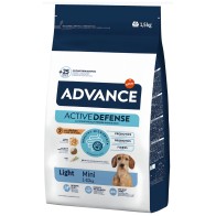 Advance Mini Light 3 Kg - Comida Saludable para Perros