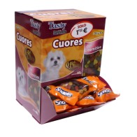 San Dimas Tasty Hearts Snacks for Small Dogs - 60 Gr Box of 40