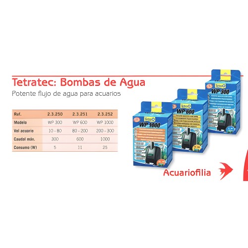 Bomba De Agua Tetra Wp300