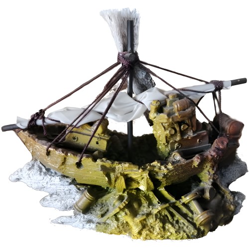 Pesquero Pequeño Atlántico - Decoración Para Acuarios